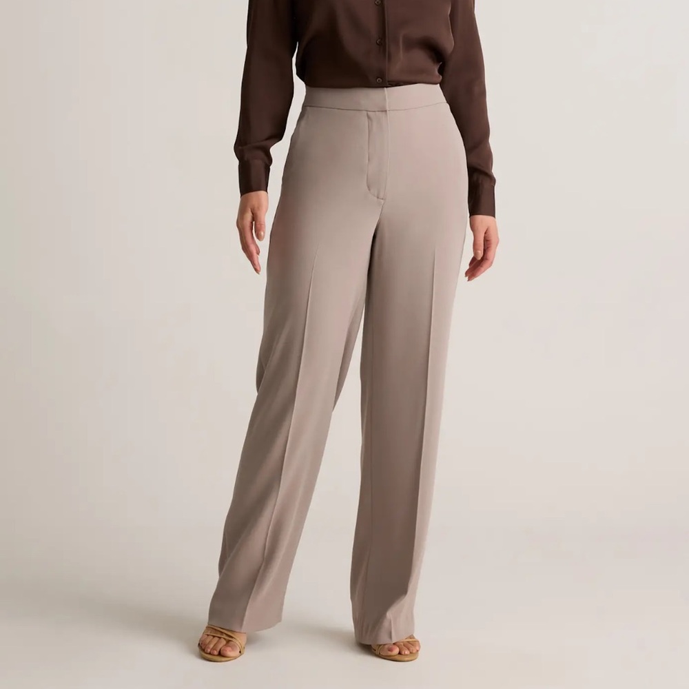 Quince Stretch Crepe Classic Trouser Pants